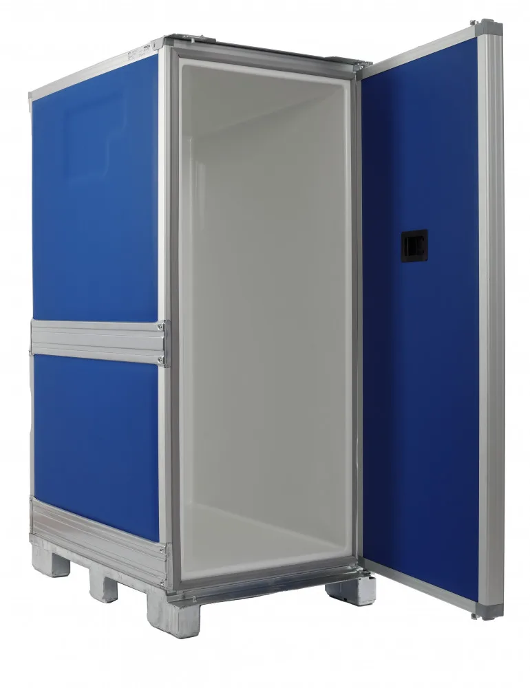 IsotecTBX insulated container 1070 Liters - thermal container simplifies  the refrigerated transport - Made in Germany - Gebhardt