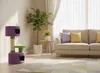 Light green/purple