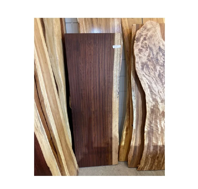 Budget Friendly Iroko Slabs Available for Bulk Purchase Perfect for Large Scale Woodworking and Furniture Making
