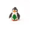 Pingüino de Navidad Diseño de árbol de fieltro