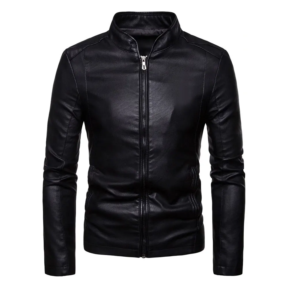 Latest Style New Arrival Leather Jacket Wholesale Men Leather Jacket