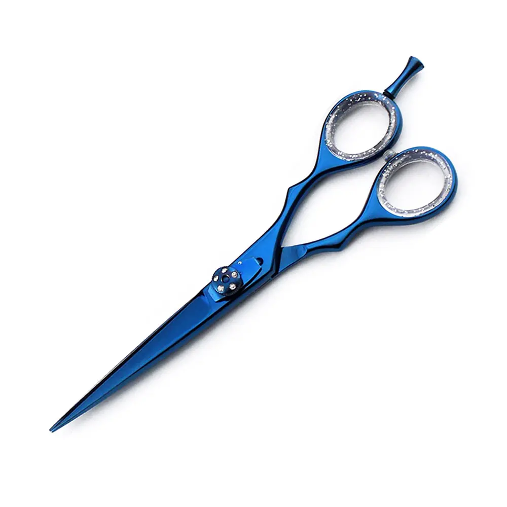 Latest Blue Hair Cutting And Thinning Scissors Set Stainless Steel