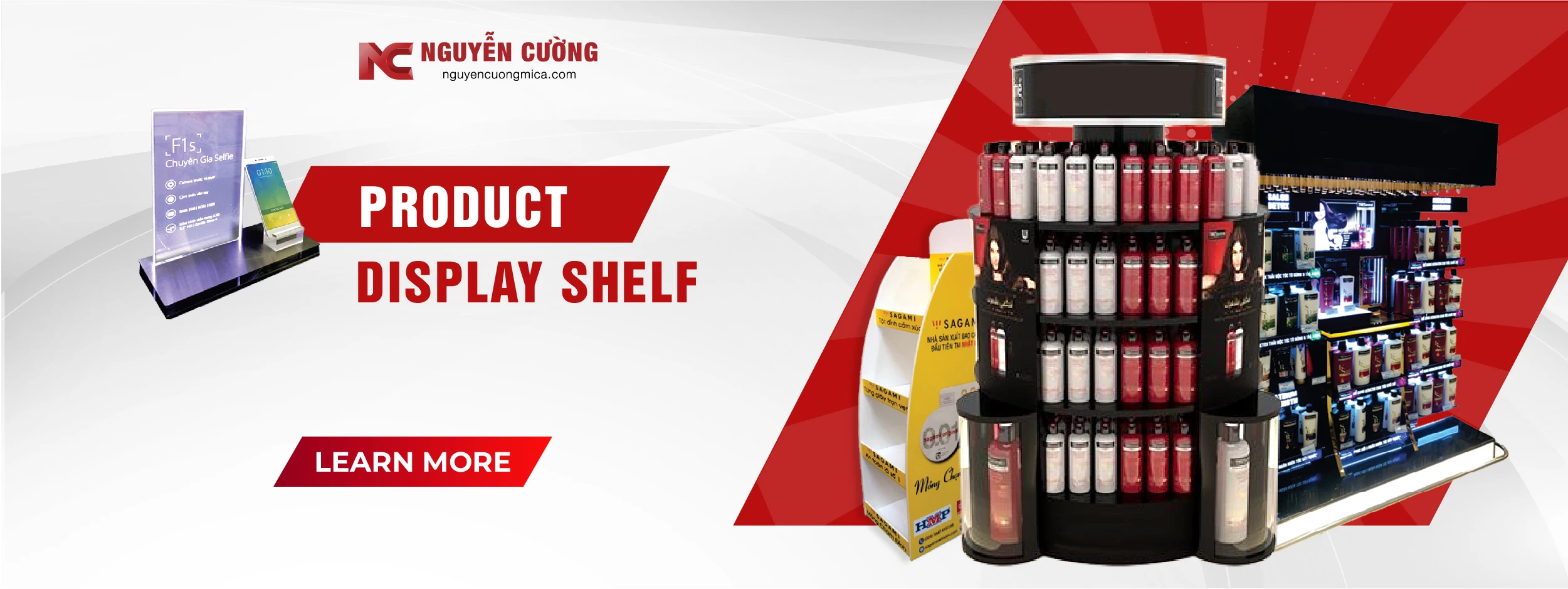 Nail Polish Display Rack With Border High Specification Luxury Using