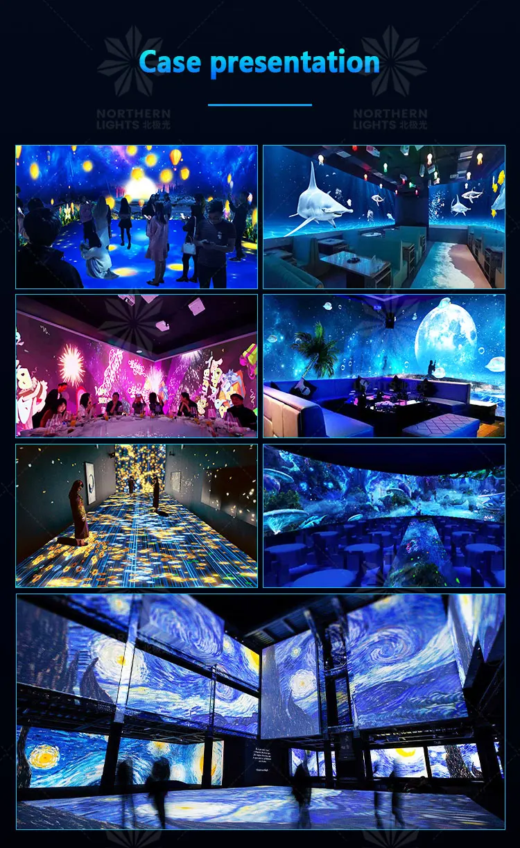 Immersive Projector Holographic 3d Immersive Restaurant/ Ktv Room