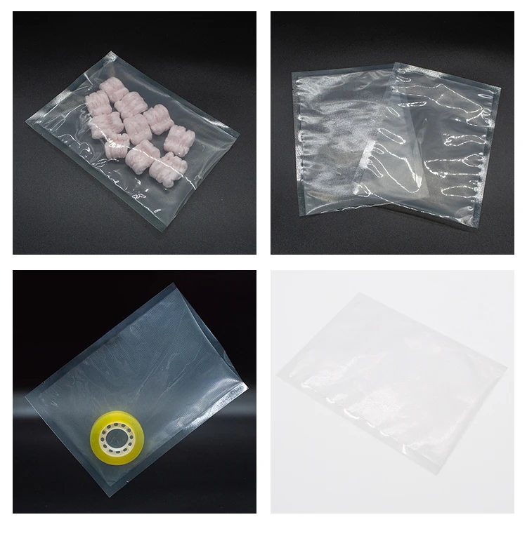 Innorhino Custom Logo Waterproof Clear Open Top Vacuum Mylar Bags