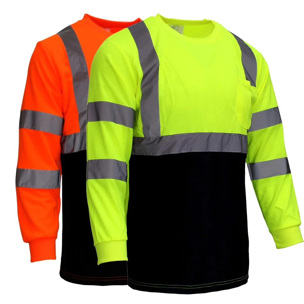 Customise Logo Safety Hi Vis Graphic Reflective Fashion Work-wear T ...