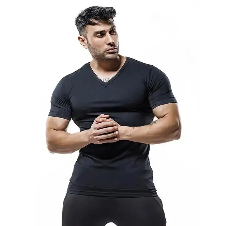 Oem Custom Made Men Bodybuilding T-shirt Light Weight Breathable Half ...