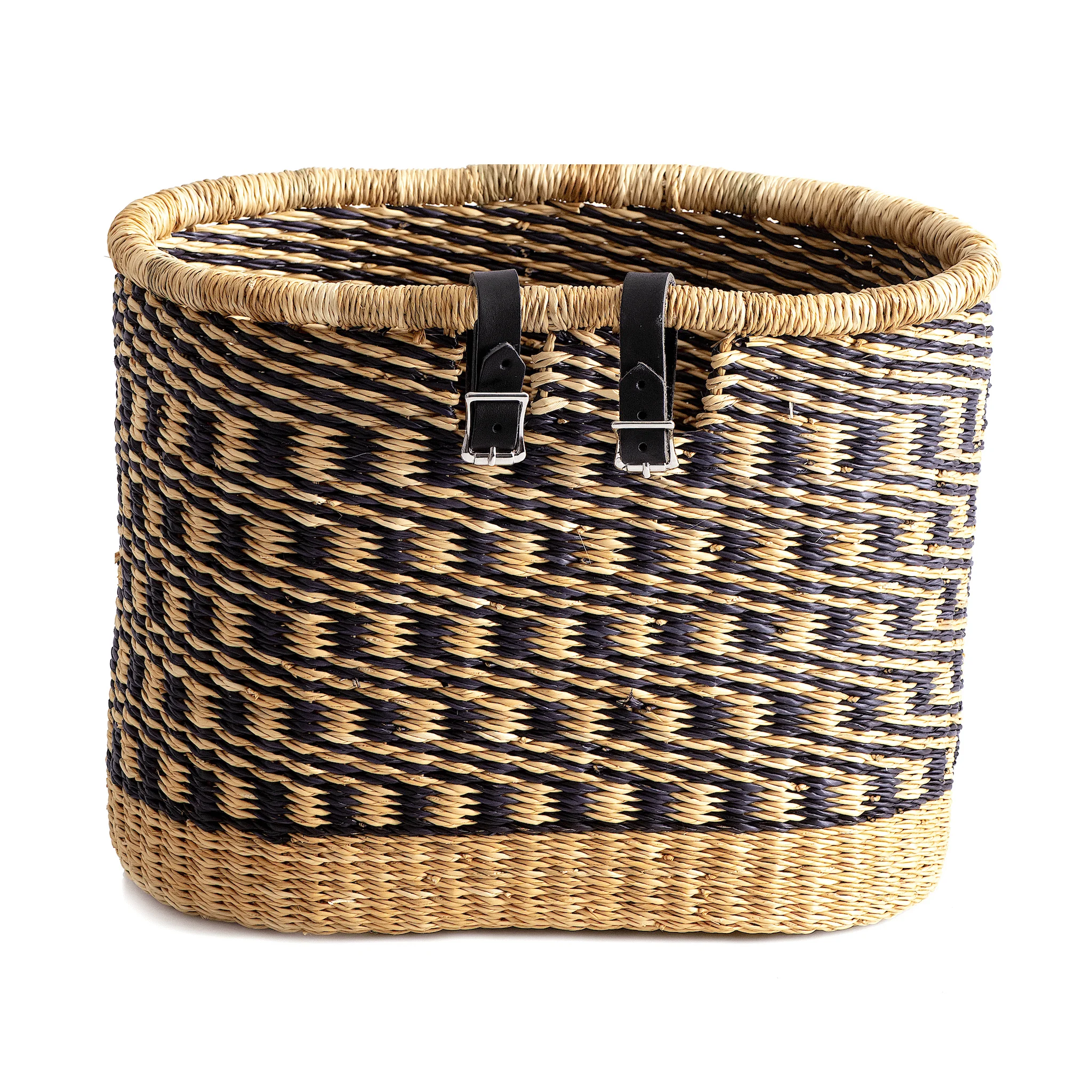 Передняя велосипедная корзина, ручная работа, водоросли, натуральная солома, экологически чистые биоразлагаемые корзины для велосипедов