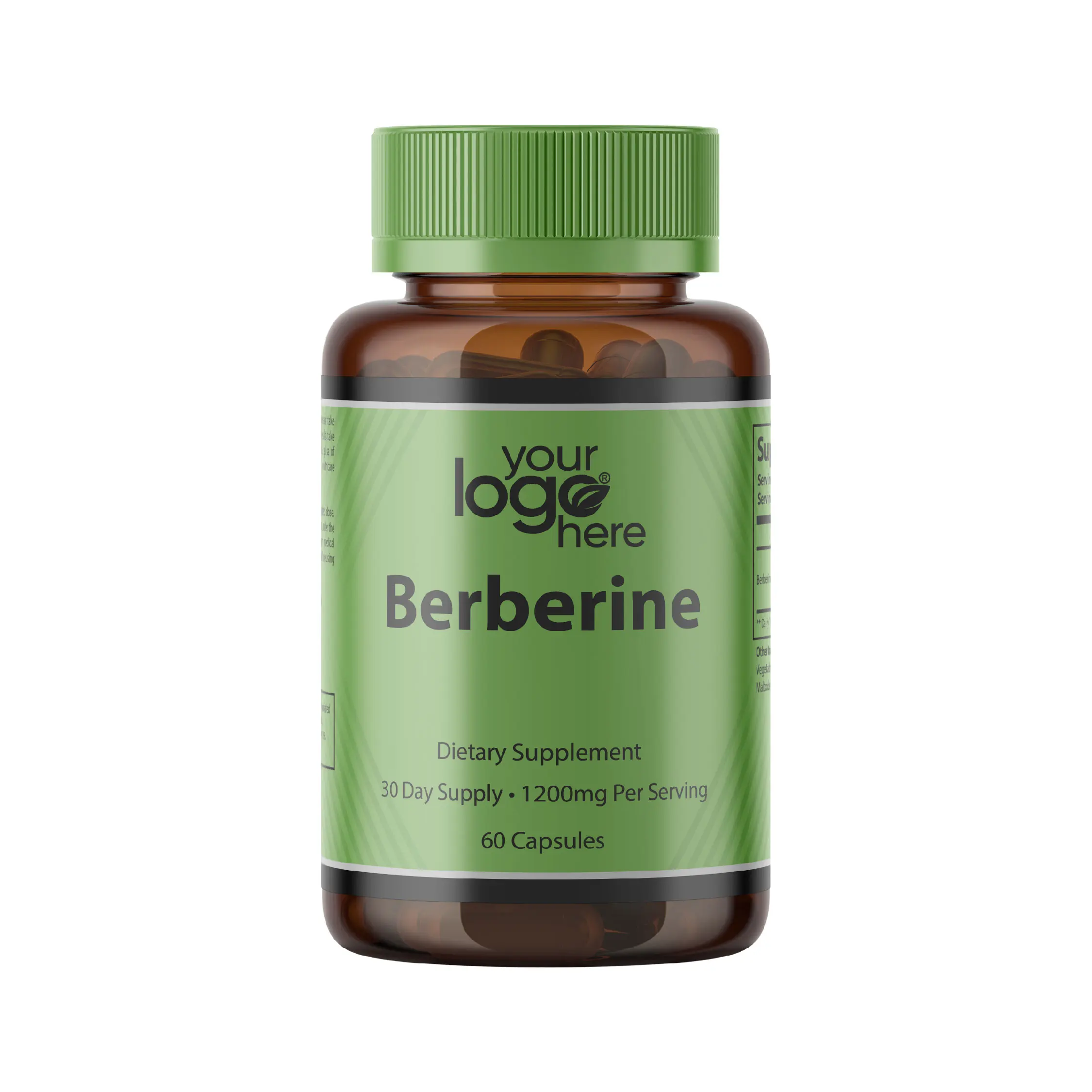 Manufactured USA OEM Available Custom Logo High Quality Natural Dietary Supplement Berberine Capsules Promote Digestion Adult