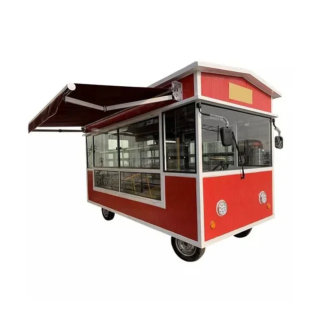 Wholesale Price Mobile Food Trucks For Sale Austria Used Fast Food Truck Trailer Food Cart for sale