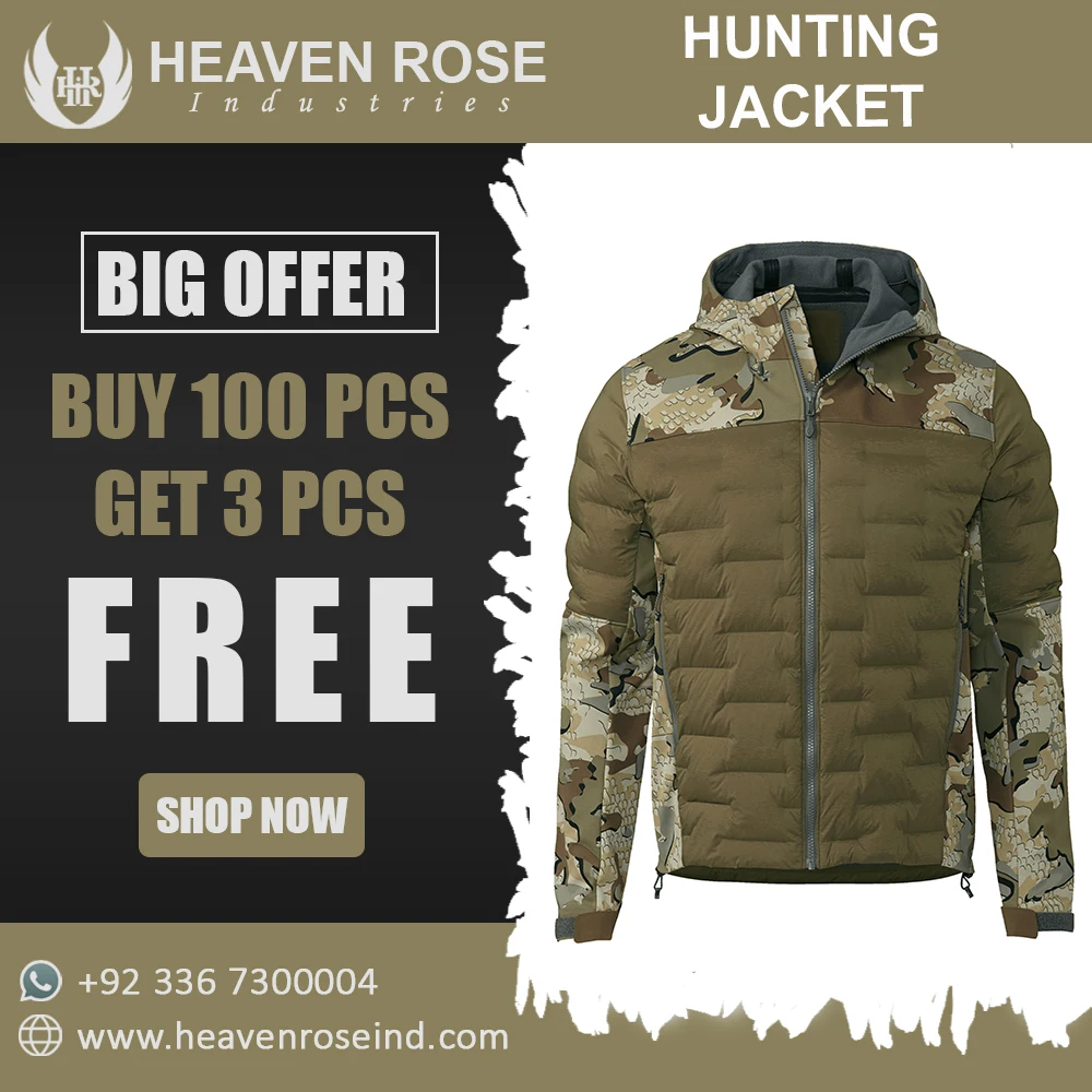 Best Selling Hunting Down Jacket With Insulated Waterproof Seam Tape