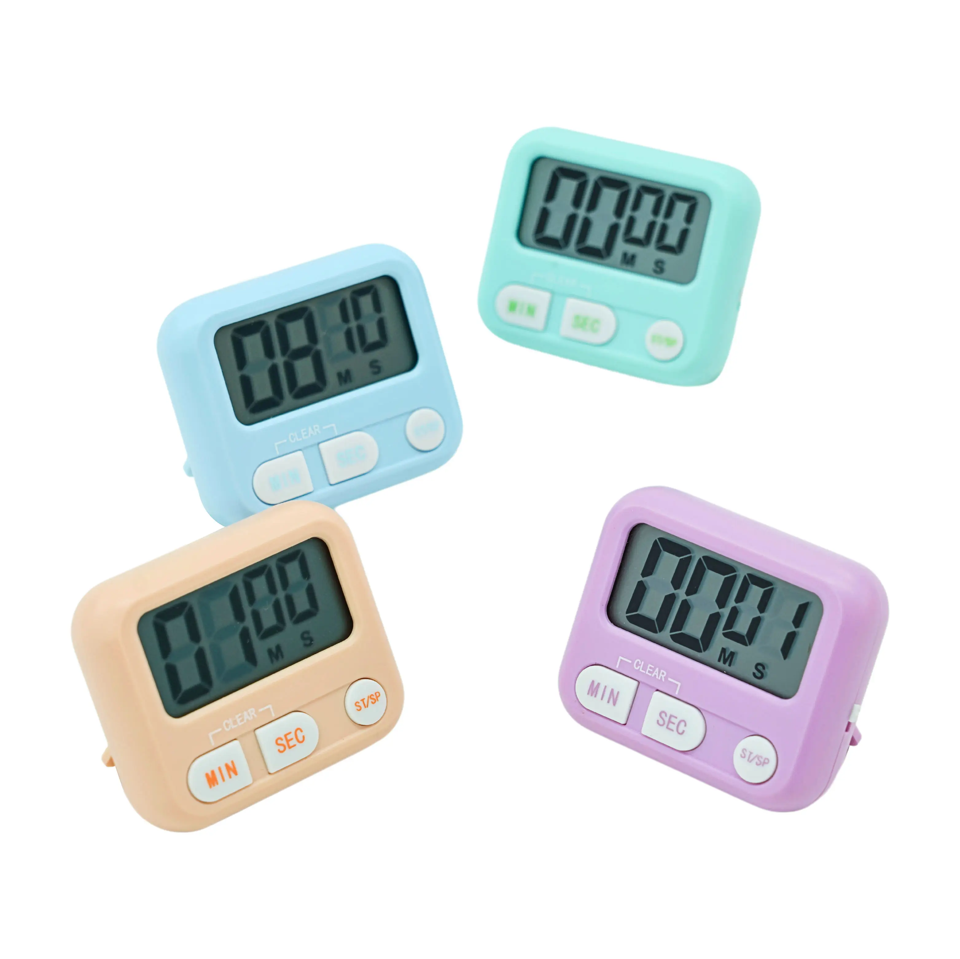 Kitchen Timer Multi Function Electronic Timer Simple Operation Large Display Loud Alarm for Kitchen Studying Work