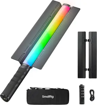 SMALLRIG RT25 RGB Tube Light Stick Kit, 25W RGBWW Led Light Wand, IP54 Waterproof, Handheld Light Bar, CRI96+, TLCI98+