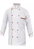 White "Orange Piping"