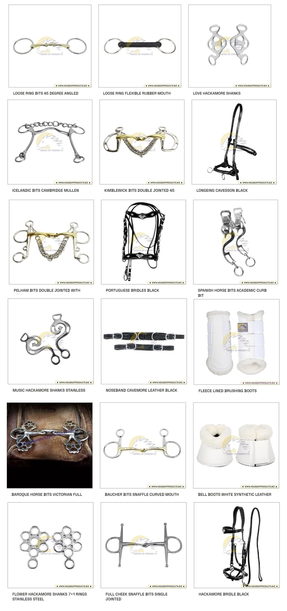 Blue Sweet Iron Horse Bits Riding Equipment Factory Manufacturer