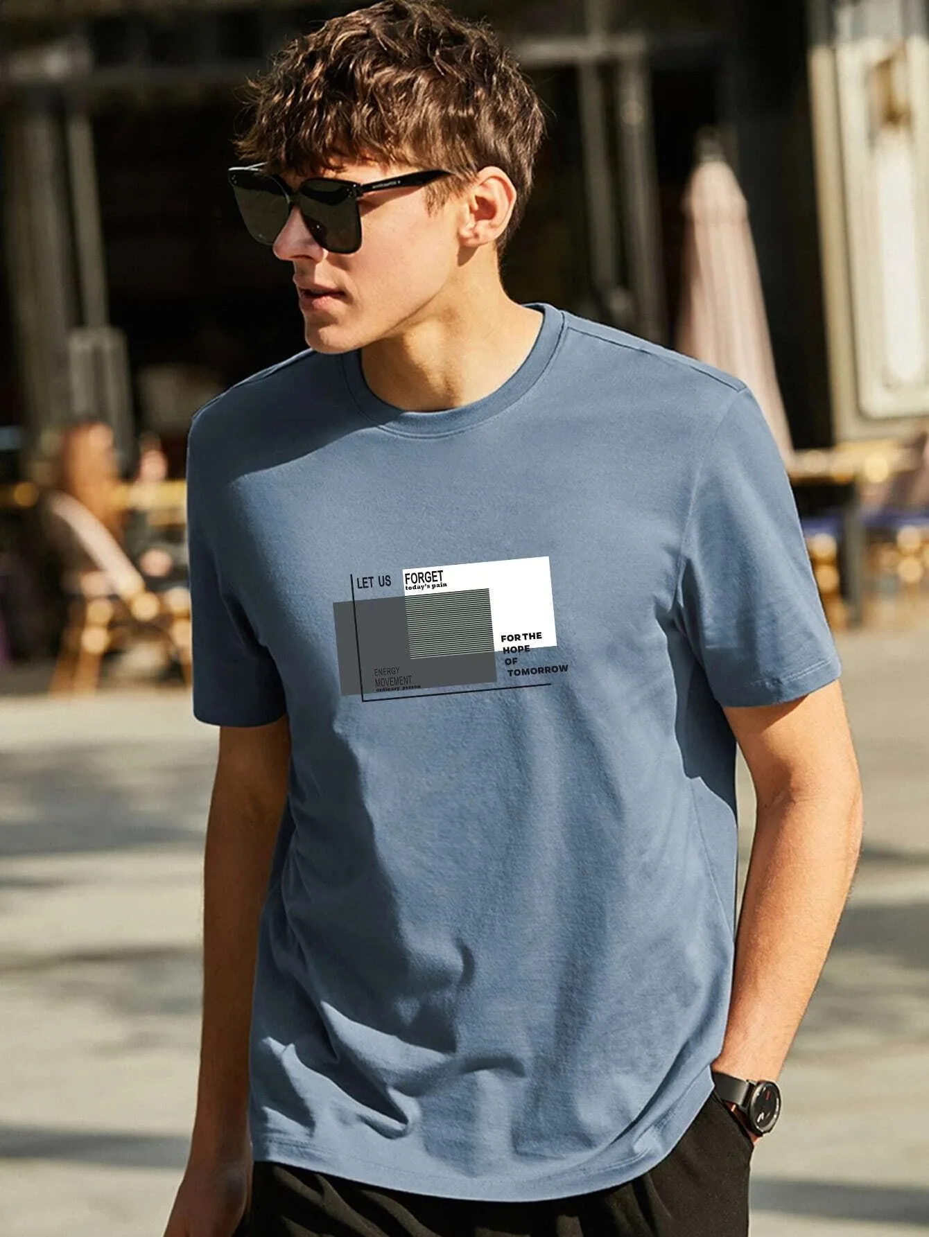 Custom High Quality Men's Plain T Shirt 300 Gsm Heavy Cotton Black ...