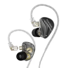 CCA DUO DUAL Dynamic Technology Earphone 3D Printed HiFi Stage Performance in Ear Monitor Earbuds