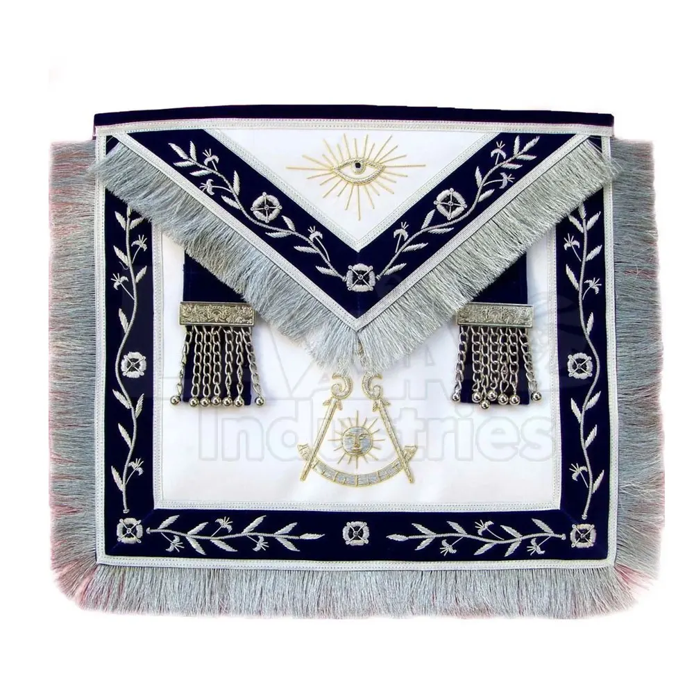 Embroidery Badges Regalia Aprons Custom Design Hand Made Masonic