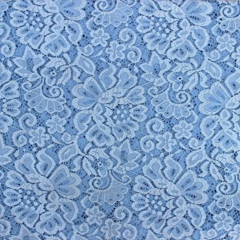 Light Blue Lace Fabric | stickhealthcare.co.uk