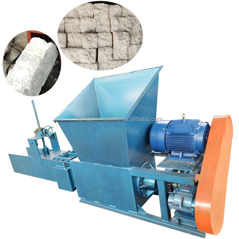High Quality Automatic Styrofoam Screw Compactor New Condition EPS Foam Cold Press Machine with Motor Foam Block Pattern
