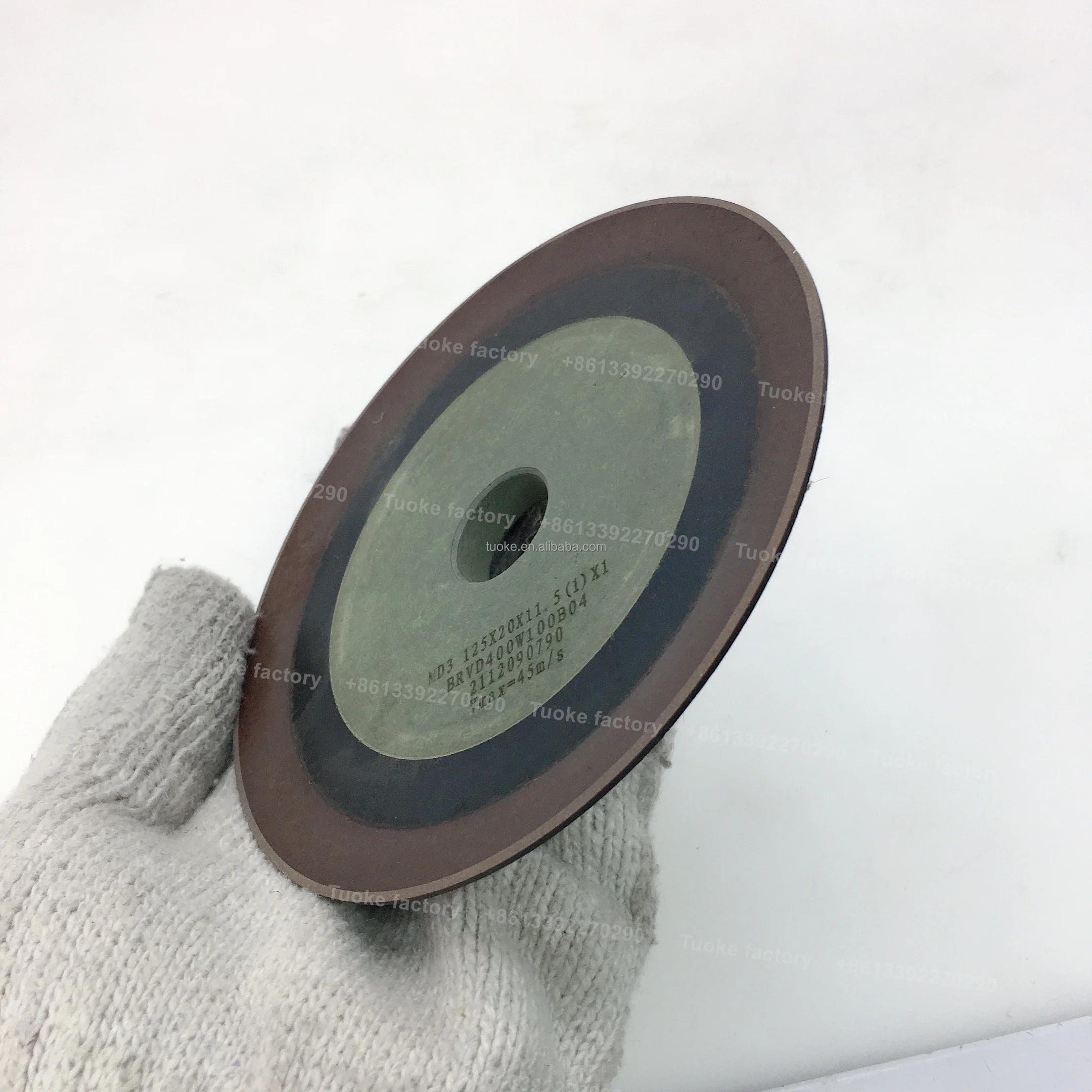 Твердосплавный резак для заточки TUOKE TK848 125x20, шлифовальные инструменты, шлифовальный круг