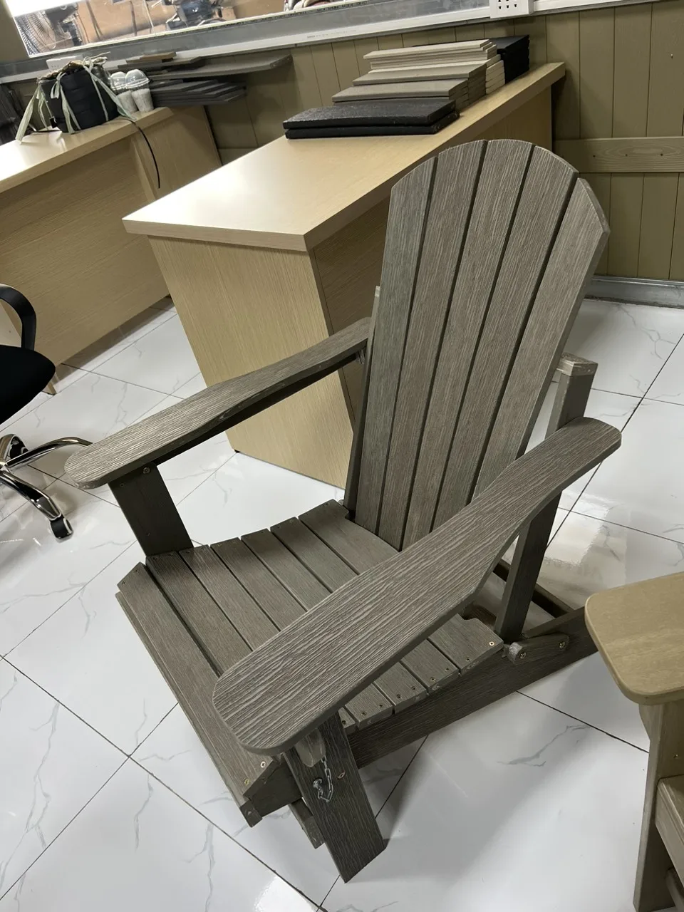 High Quality HDPE Rocking Adirondack Chair Outdoor Garden Sets Furniture From Vietnam