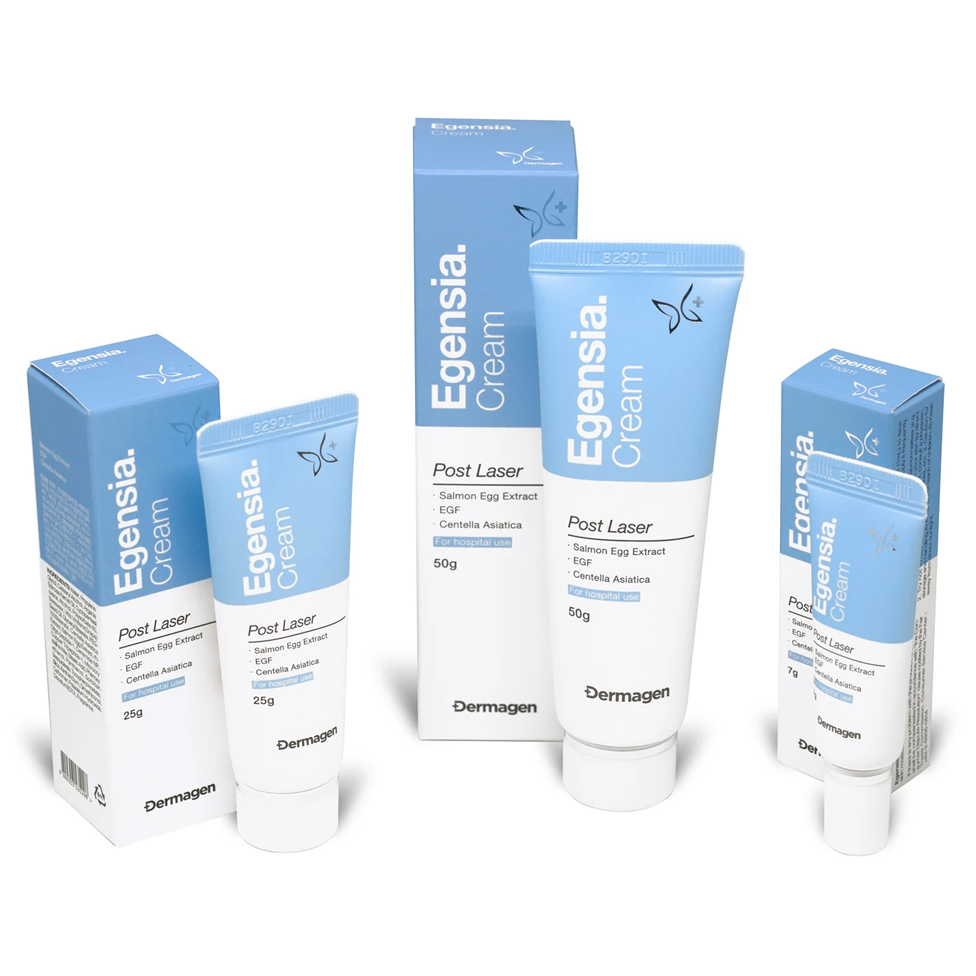 Dermagen Egensia Moisturizer Cream for Sensitive Skin Seed Oil Face Lotion with Salmon Egg Extract Centella Asiatica Extract