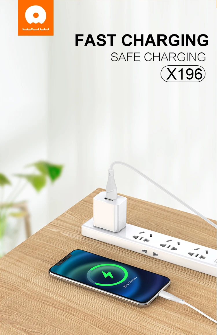 Pure Usb WUW Data Cable - Pure Copper 2.4A Fast Charging USB Cable