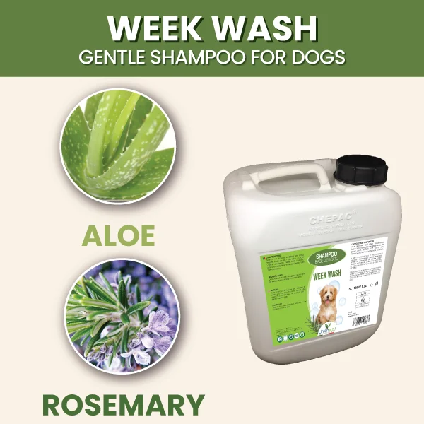 Top Quality Made In Italy Natural Formulation Week Wash Gentle Shampoo