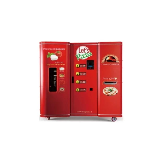 Pizza Vending Machine Cost Basil Street Making Pizza Customized Robot