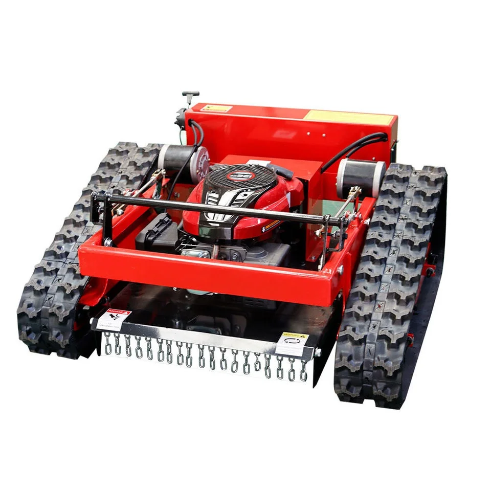 Smart Remote Control Gasoline Lawn Mowers Machine 452cc Mini Tractor