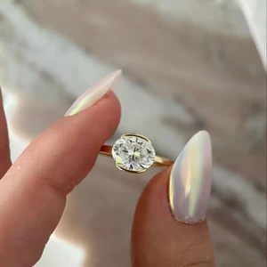 Certified IGI Diamond Meet Me Halfway Oval E2W Edition Pear Cut for Wedding Engagement Romantic Anniversaries Parties Gifts