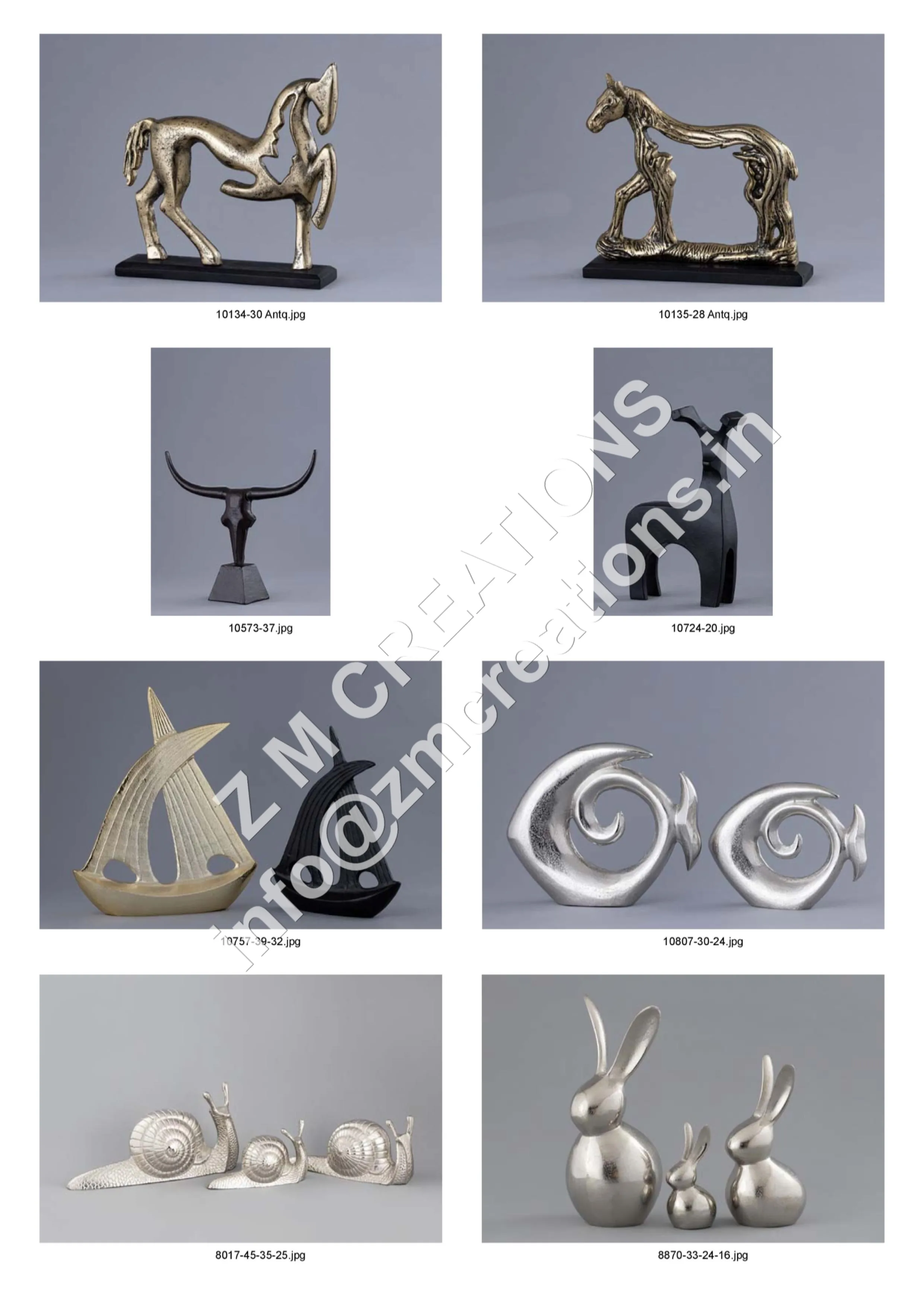 Modern Abstract Metal Sculpture Unique Style Home Decorative Object for Living Room Handmade Christmas Art