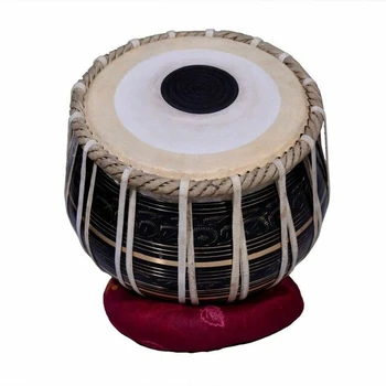 Tabla Drum Set Black Painted Designer Brass Bayan Sheesham Dayan With ...