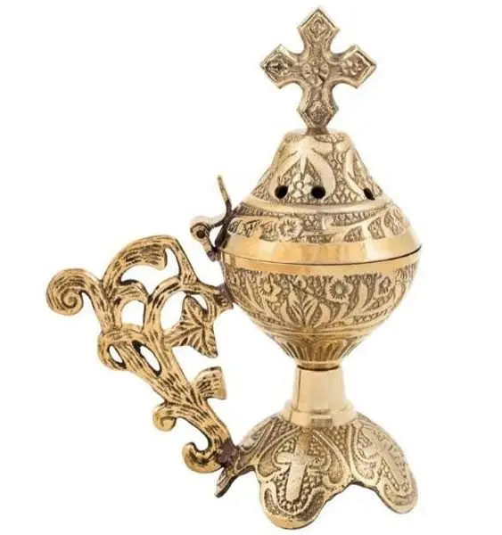 Wedding Decorative Luxury Incense Burner Church Supplies Antique Censer Good Smells Diffuser Royal Incense Burner Handmade Craft