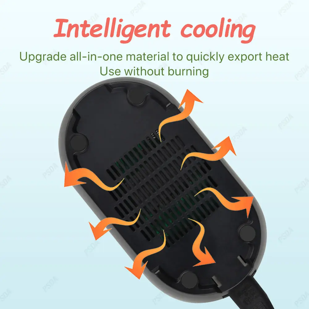 EONLINE 3D 50W/10A 10-Ports USB Charging Station Multi Port USB Hub Charger with for Cellphone & Tablet Multiple Devices - Image 4