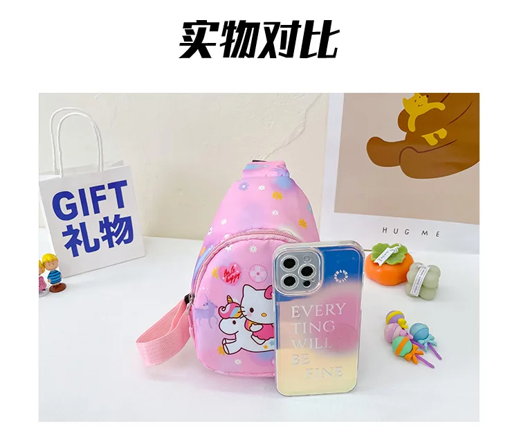 New Children's Bag Boys and Girls Small Backpack Fashionable Cartoon Shoulder Crossbody Bag