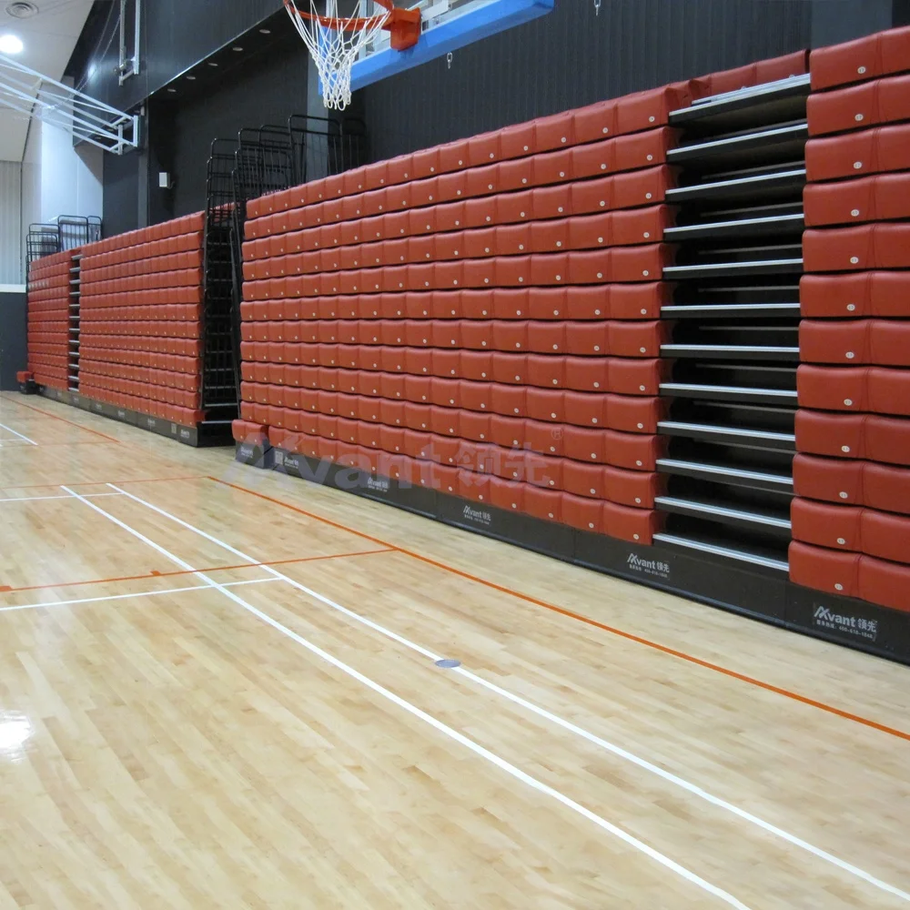 Avant Electrical Control Telescopic Grandstand Portable Tribune Stadium Bleachers Indoor Gym Mobile Retractable Seating System