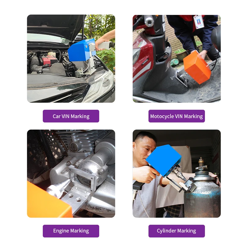 ZIXU Dot Peen Remark VIN Machine to Mark Chassis Number Mark Car Metal Carving Automobile Engraving Marking Machine