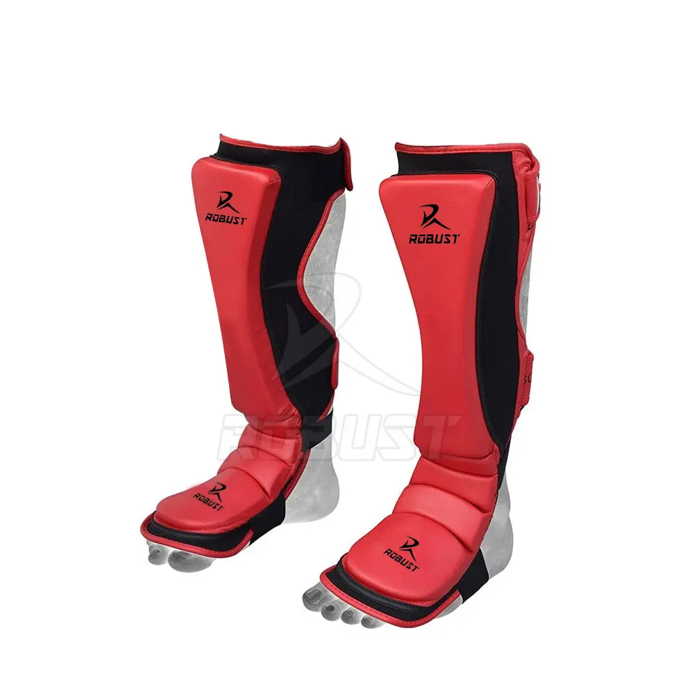 Shin Pads Instep Foot Pads Mma Kickboxing Guards Muay Thai Boxing