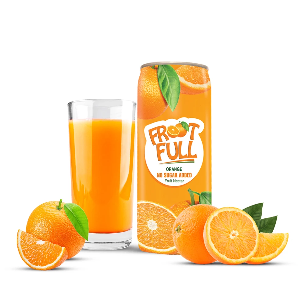 Цельная распродажа без сахара апельсиновый фреот полная банка 250 мл