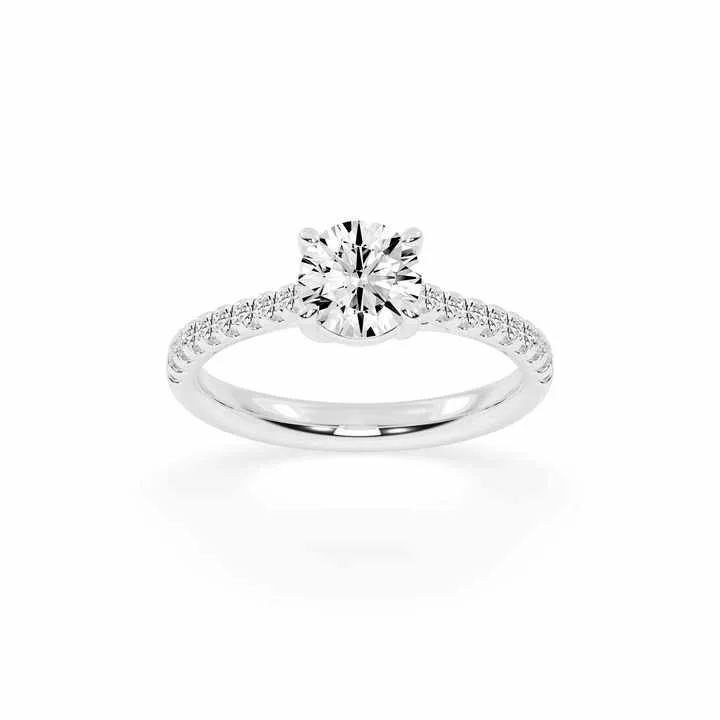 High Demand Cheap Price Elegant Silver Ring with Lab-Grown Diamonds  Sustainable Luxury Jewelry for Every Occasion