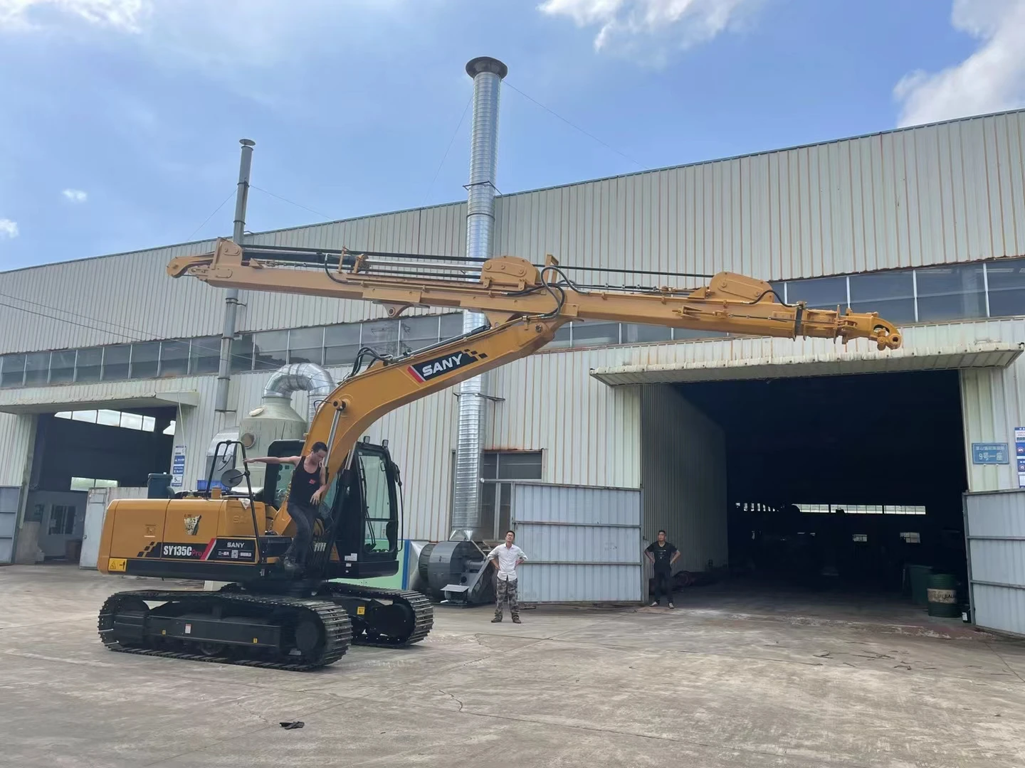 Cheaper 28m Long Boom Telescopic Arm for HITACHI Excavators
