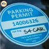 Parking Permit Double Side Printing
