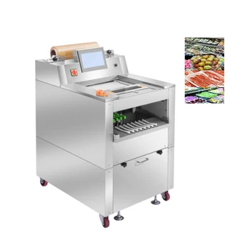 Supermarket use fresh keeping packing machine sea food cling film wrapping machine
