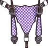 Purple- White Checker