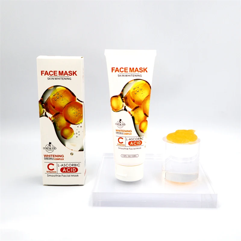 TLM Manufacturer OEM Wholesale Vitamin Hyaluronic Acid Face Mask Beauty Transparent Silk Deep Moisturizing Cosmetic Facial Mask