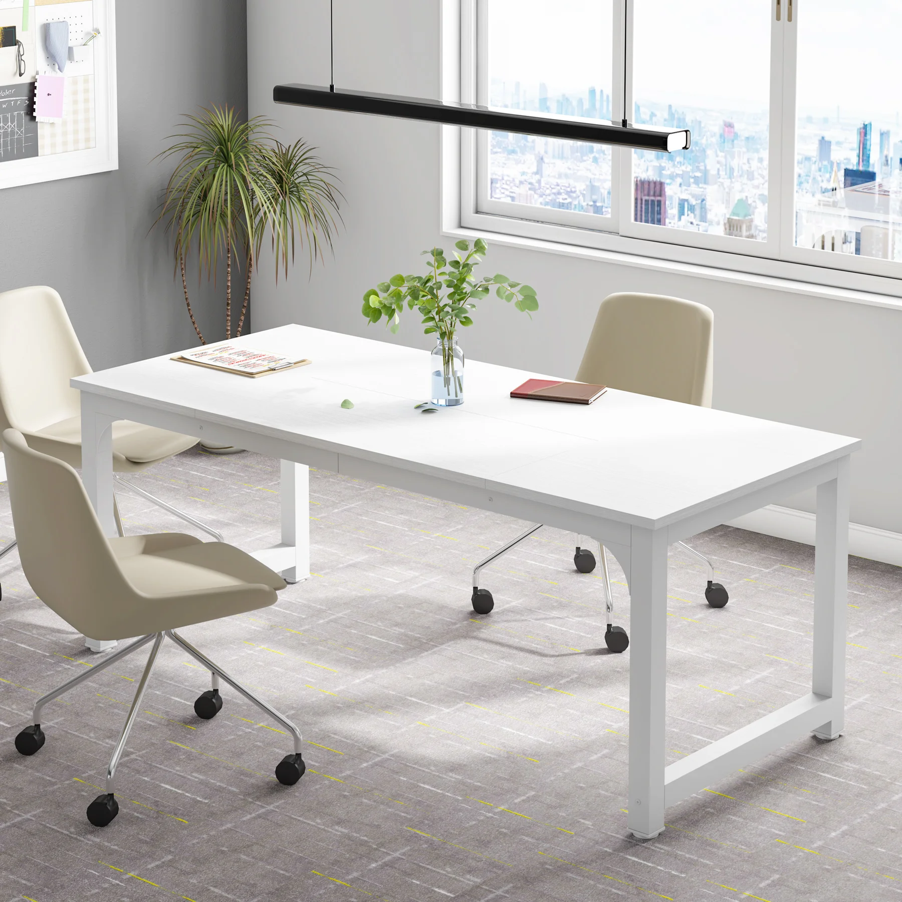 Mdf Board Executive Office Table Design Modern Meeting Room Table - Buy ...