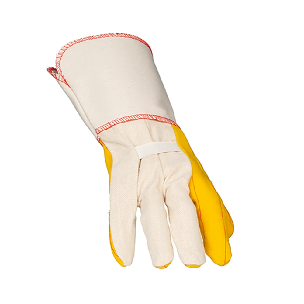 Best Cotton Canvas Hot Mill Triple Palm Gloves Heavy Weight Oz