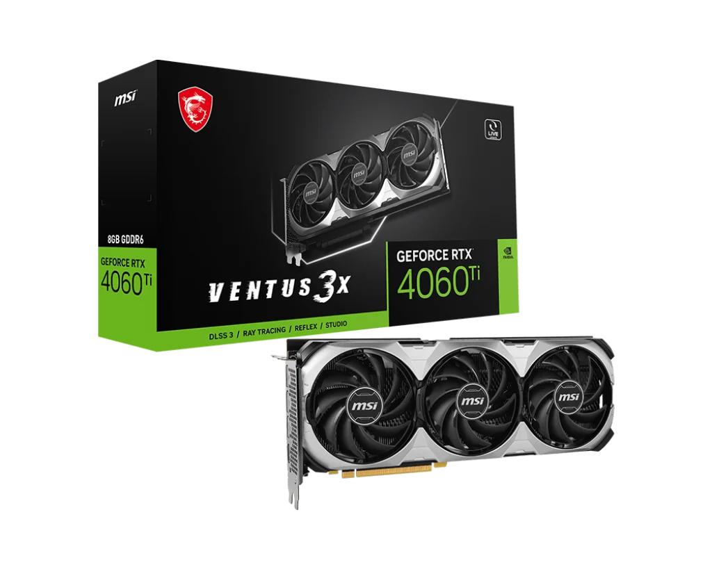 Geforce RTX 4060 Ti VENTUS 3X 8G Ultimate Gaming GPU